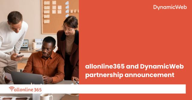 DynamicWeb and allonline365 partnership announcement